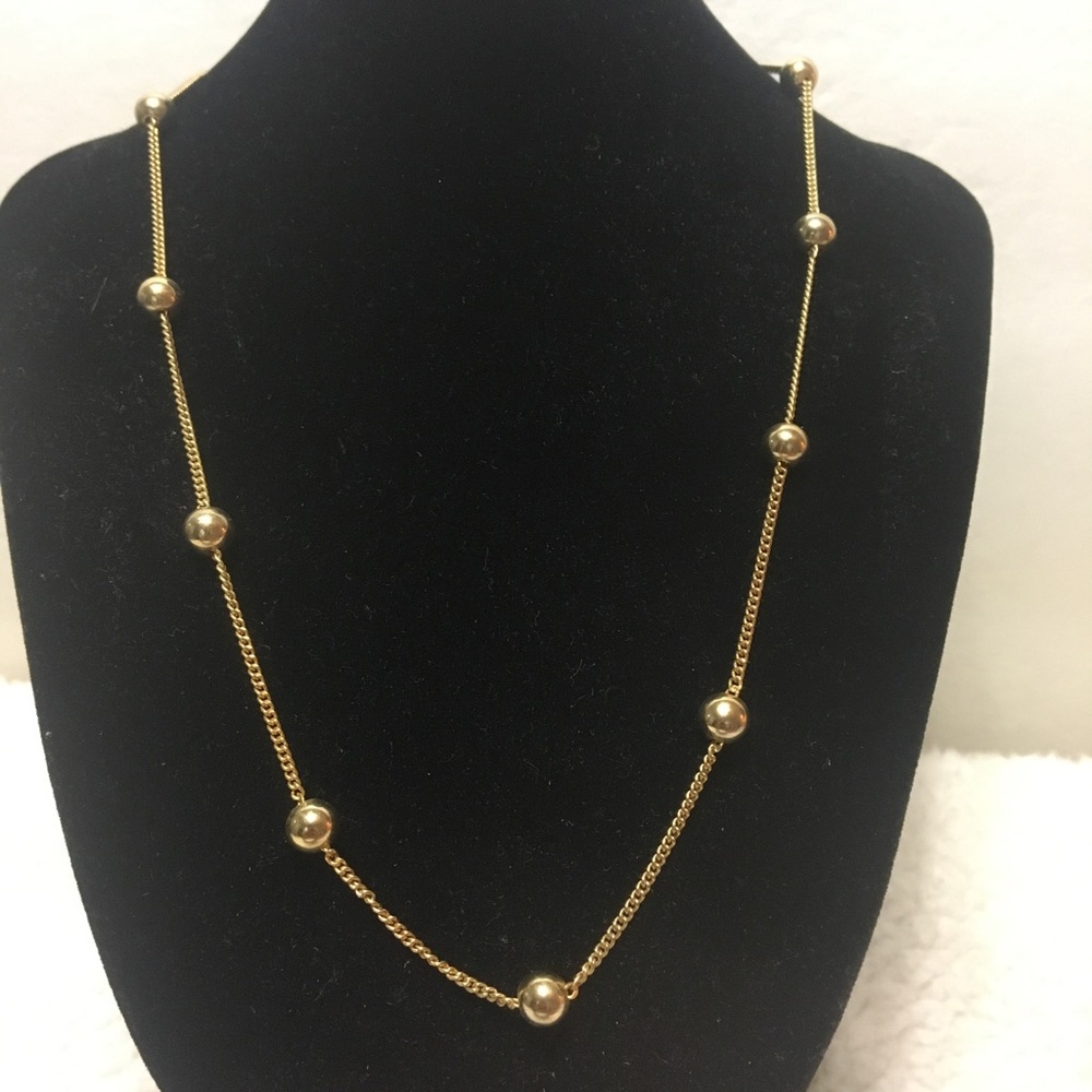 Vintage Lady Remington Gold 18" Necklace
